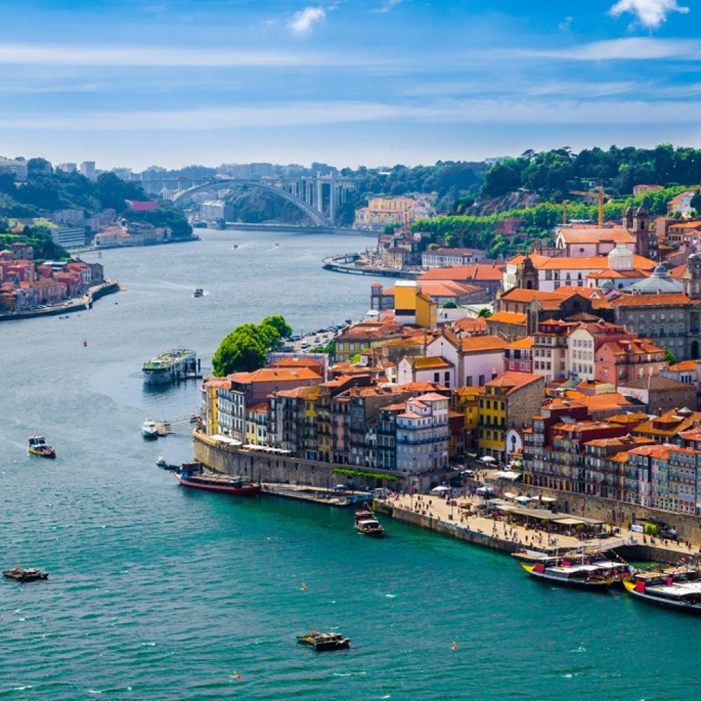 Panoramic-view-of-Old-Porto-Oporto-city-and-Ribeira-over-Douro-river-from-Vila-Nova-de-Gaia-Portugal-Image